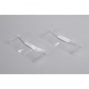 [TLR Racing] 6.5 Lightweight Rear Wing, Clear, Precut (2) 
