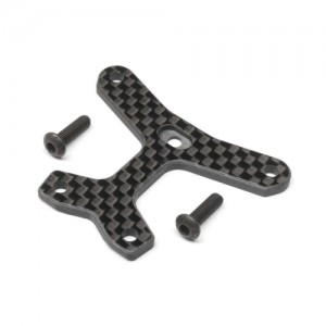 [TLR Racing] Carbon Front Top Brace, Medium Flex: 22X-4 