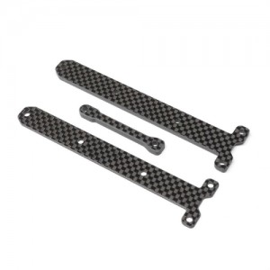 [TLR Racing] Carbon Chassis Brace Supports, 1.5 & 3.5mm: 22X-4 