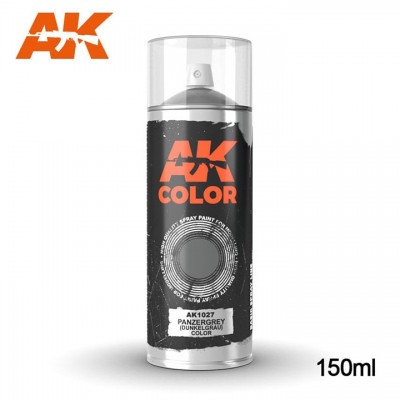 [ܼ] CAK1027 [AK interactive] CAK1027 Panzergrey - Dunkelgrau -German Grey Spray 150ml