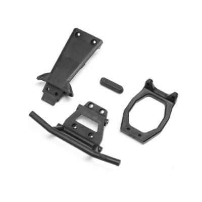 [ܼ] LOS231086 [TEAM LOSI] Front Bumper, Brace, Skid Plate: Hammer Rey