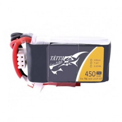 [ܼ] TA-75C-450-2S1P-JST [Gens Ace] Tattu 7.4V 450mAh 75C 2S1P Ƭ ͸ (JST )