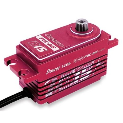 [ܼ] D15-RED [POWER HD] D15 High Voltage 18kg / 0.08 Sec Low Profile Servo