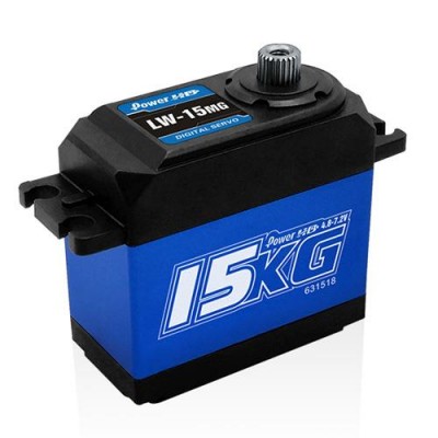 [ܼ] LW-15MG [POWER HD] (Ǯ) LW-15MG, Waterproof HV Servos 15kg / 0.11sec