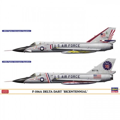 [ܼ] BH02402 [Hasegawa] BH02402 1/72 F-106A Delta Dart Bicentennial - Two kits in the box