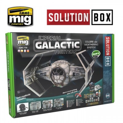 [ܼ] CG7720 [MIG AMMO] CG7720 HOW TO PAINT IMPERIAL GALACTIC FIGHTERS SOLUTION BOX