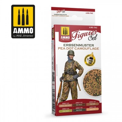 [ܼ] CG7042 [MIG AMMO] CG7042 Erbsenmuster Pea Dot Camouflage Figures Set