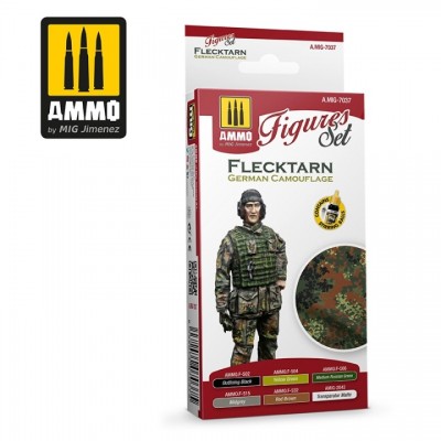 [ܼ] CG7037 [MIG AMMO] CG7037 Flecktarn German Camouflage Figures Set