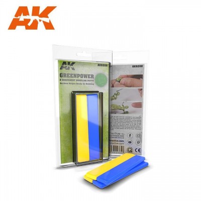 [ܼ] CAK8208 [AK interactive] CAK8208 GREENPOWER 2 COMPONENT MODELING PUTTY - 10cm