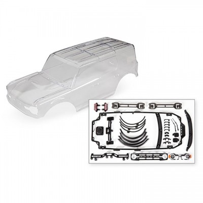 [ܼ] AX9211 [Traxxas] AX9211 Body, Ford Bronco (2021) (clear, requires painting)
