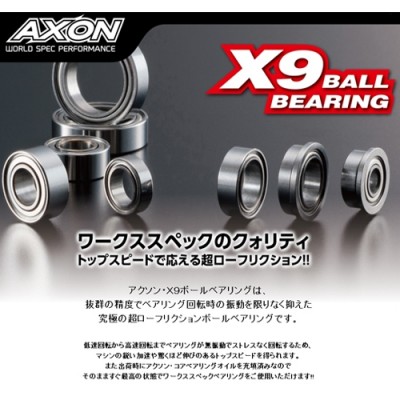 [ܼ] BM-LF-016 [AXON RACING] X9 PREMIUM BALL BEARING 1060 6pic