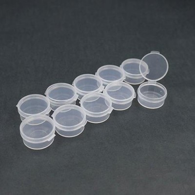[ܼ] KOS14011 [KOSWORK] Clear Round Container (w/lid, ID 25mm, H12mm) (10pcs)
