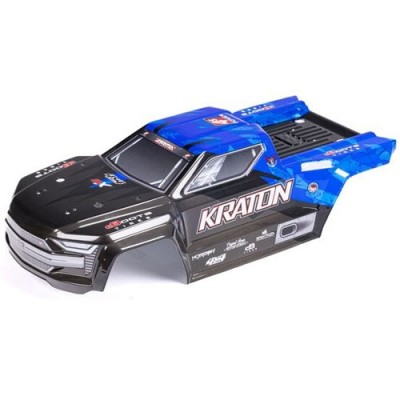 [ܼ] ARA402329 [ARRMA] ARA402329 1/10 PAINTED BODY, BLACK/BLUE: KRATON 4X4 4S BLX