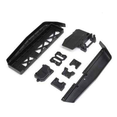 [ܼ] TLR241071 [TLR Racing] Battery Tray, Center Diff & Servo Mount: 8XE 2.0
