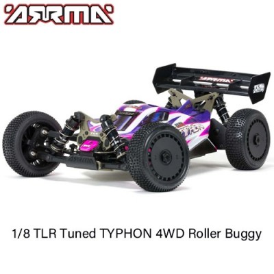 [ܼ] ARA8306 [ARRMA] 1:8 TLR Tuned TYPHON 4WD Roller Buggy, Pink/Purple