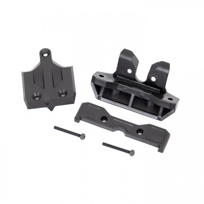 [ܼ] AX9536 [Traxxas] AX9536 Bumper, rear/ skidplate, rear/ tie bar mount, rear/ 3x25 CS (2)