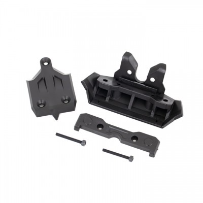 [ܼ] AX9535 [Traxxas] AX9535 Bumper, front/ skidplate, front/ tie bar mount, front/ 3x25 CS (2)