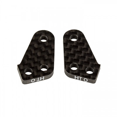 [ܼ] AA92305 [TEAM ASSOCIATED] AA92305 RC10B74 FT Steering Block Arms, HT 0, carbon fiber