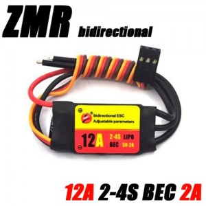 [ZMR] ��Ʈ�� ������ �귯������ ���ӱ� 12A With 2A BEC 2-4S Bidirectional brushless ESC