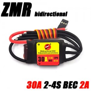 [ZMR] ��Ʈ�� ������ �귯������ ���ӱ� 30A With 2A BEC 2-4S Bidirectional brushless ESC