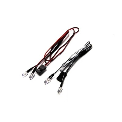 [ܼ] AXI230031 [Axial] AXI230031 LED Light Set, White/Red: SCX10 III