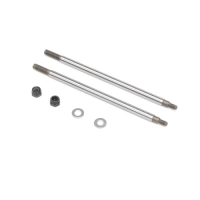 [���ܼ�] LOS243019 [TEAM LOSI] Nutted Shock Shaft, F/R (2): LMT Mega