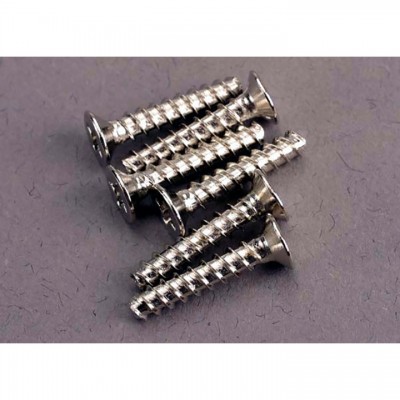 [ܼ] AX2649 [Traxxas] AX2649 Screws, 3x15mm countersunk self-tapping (6)