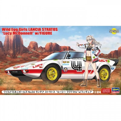 [ܼ] BH52328 [Hasegawa] BH52328 1/24 SP528 Wild Egg Girls No.04 Lancia Stratos Lucie McDonnell w/Figure