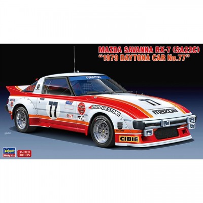 [ܼ] BH20587 [Hasegawa] BH20587 1/24 Mazda Savanna RX-7 SA22C 1979 Daytona CAR No.77