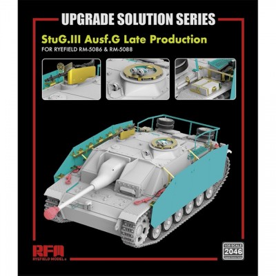 [ܼ] CRM2046 [RFM] CRM2046 1/35 Upgrade Solution Series StuG.III G Late Prodduction for 5086,5088-  