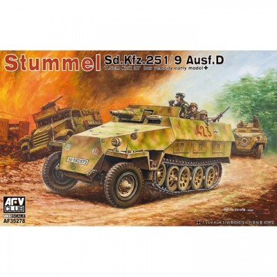 [ܼ] BF35278 [AFV CLUB] BF35278 1/35 Sd.Kfz. 251/9 Ausf. D Stummel Early Type
