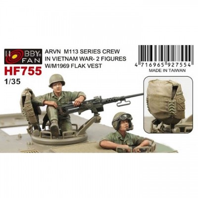 [ܼ] BFHF755 [AFV CLUB] BFHF755 1/35 ARVN M113 SeriesCrew in Vietnam War- 2 Figures w/M1969 Flak Vest