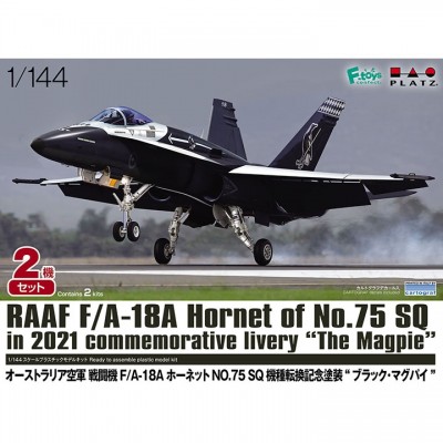 [ܼ] BPPF-57 [PLATZ] BPPF-57 1/144 RAAF F/A-18A Hornet of No. 75 SQ 2021 livery Magpie