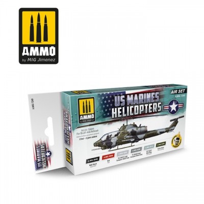 [ܼ] CG7249 [MIG AMMO] CG7249 US Marines Helicopters Set