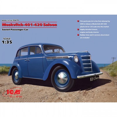 [ܼ] BICM35479 [ICM] BICM35479 1/35 Moskvitch-401-420 Saloon Soviet Passenger Car
