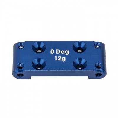 [ܼ] AA91987 [TEAM ASSOCIATED] AA91987 RC10B6.4 FT Front Bulkhead, 0 deg., blue aluminum
