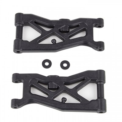 [ܼ] AA92328 [TEAM ASSOCIATED] AA92328 RC10B74.2 FT Front Suspension Arms, gull wing, carbon