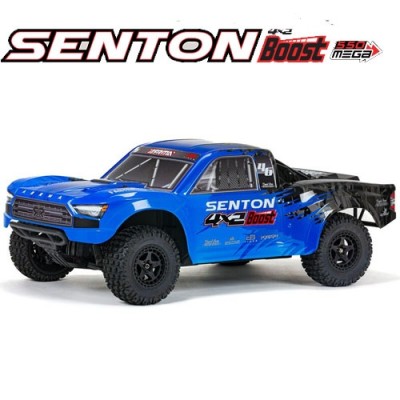 [ܼ] ARA4103V4T2 [ARRMA] 1/10 SENTON 4X2 BOOST MEGA 550 Brushed Monster Truck RTR, BLUE