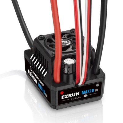 [ܼ] 30102604 [HOBBYWING] EzRun MAX10 G2 Sensored Brushless Esc (80A)