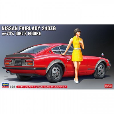 [ܼ] BH52339 [Hasegawa] BH52339 1/24 SP539 Nissan Fairlady 240ZG w/70s Girls Figure