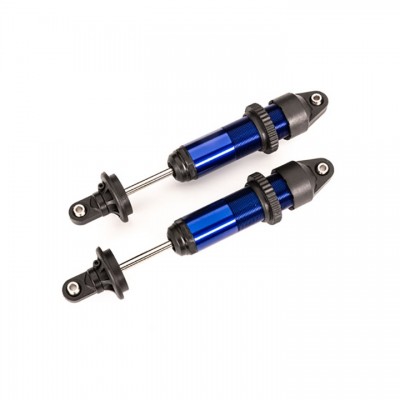 [ܼ] AX7861 [Traxxas] AX7861 Shocks, GTX, medium (aluminum, blue-anodized)