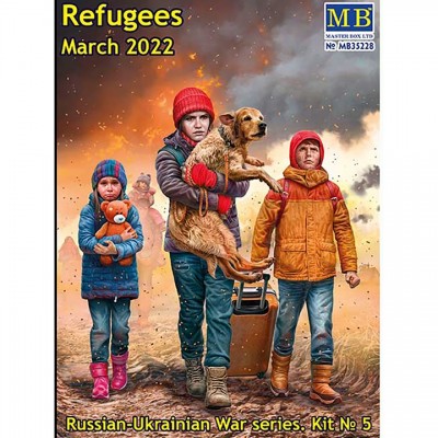 [ܼ] CM35228 [MasterBox] CM35228 1/35 Russian-Ukrainian War series, kit no 5. Refugees. March 2022