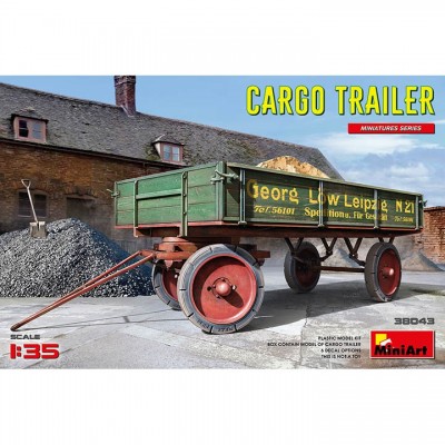 [ܼ] BE38043 [Miniart] BE38043 1/35 Cargo Trailer