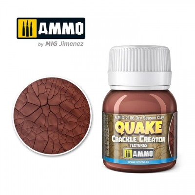 [ܼ] CG2186 [MIG AMMO] CG2186 [40ml] QUAKE CRACKLE CREATOR TEXTURES Dry Season Clay