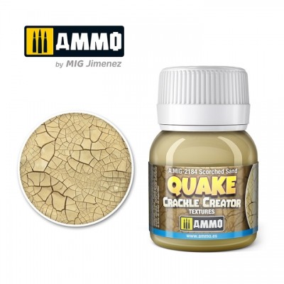 [ܼ] CG2184 [MIG AMMO] CG2184 [40ml] QUAKE CRACKLE CREATOR TEXTURES Scorched Sand