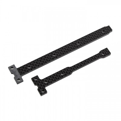 [ܼ] AA92365 [TEAM ASSOCIATED] AA92365 RC10B74.2 FT Carbon Fiber Stiff Chassis Brace Support Set, 2.5mm