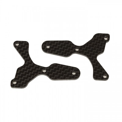 [ܼ] AA81532 [TEAM ASSOCIATED] AA81532 RC8B4 FT Front Lower Suspension Arm Inserts, carbon fiber, 2.0 mm