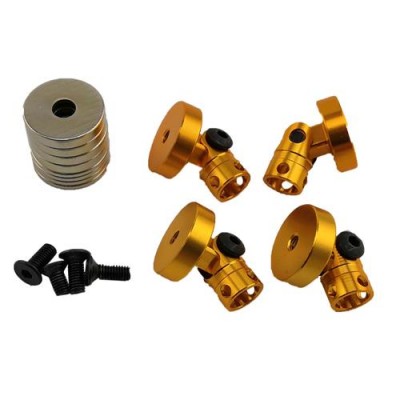 [ܼ] DTDR01002C [DETAILS TECH] (ڼ ٵ Ʈ) Aluminum Magnetic Body Mount (Gold)