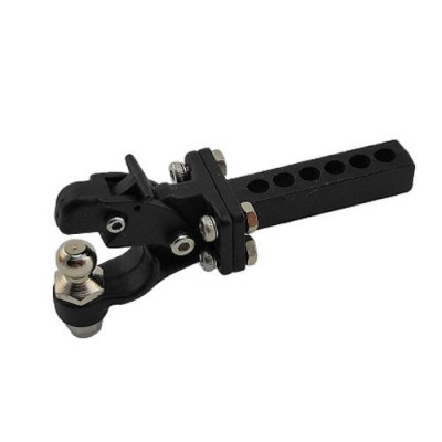 [���ܼ�] DTSM01001A [DETAILS TECH] (������ �Ǽ�����) Aluminum Trailer Drop Hitch Receiver Towball - Black