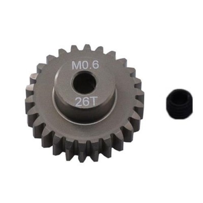[ܼ] DTG01C20T [DETAILS TECH] 7075 Hard Coated M0.6 Pinions Gear - Ti Gold for 20T